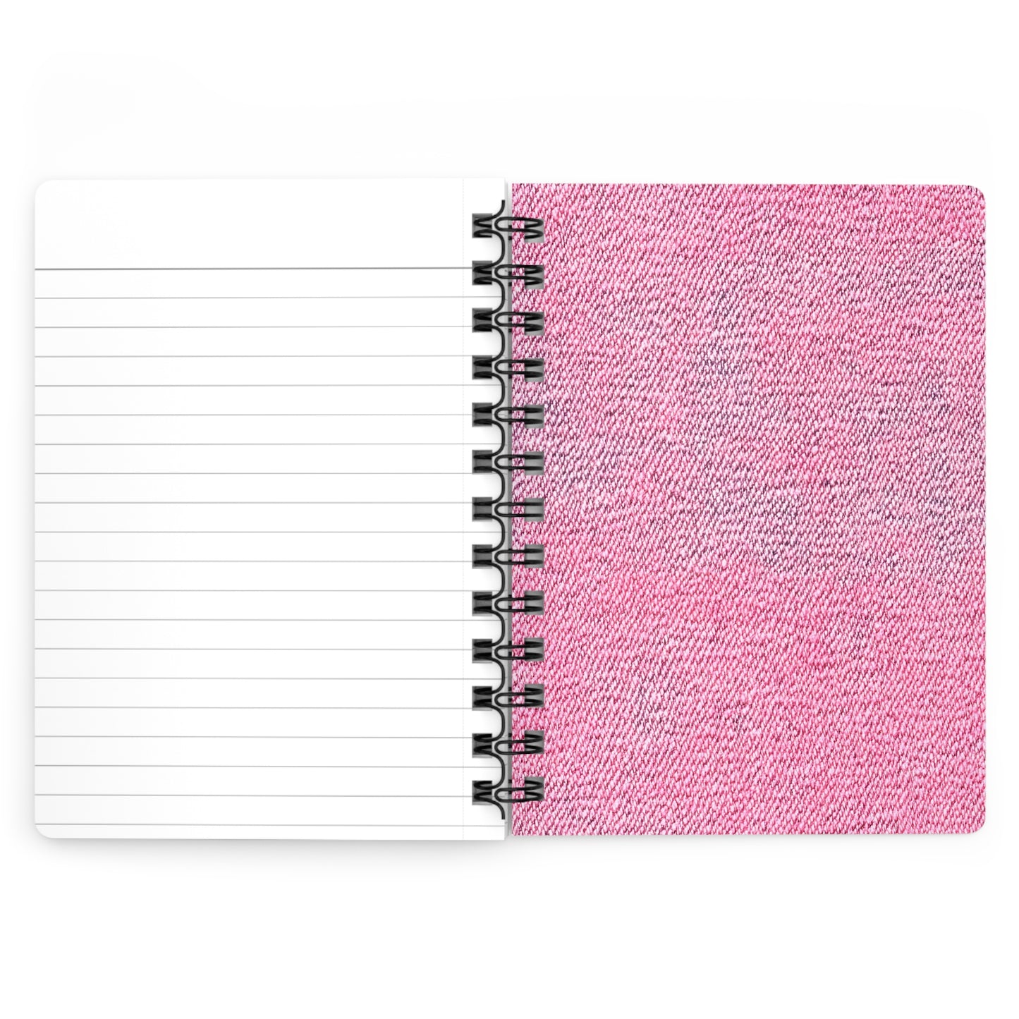 Cute Polka Dot Cat Floral Spiral Journal — Kawaii Cats & Flower Pattern Notebook,A Perfect Gift For Girl .
