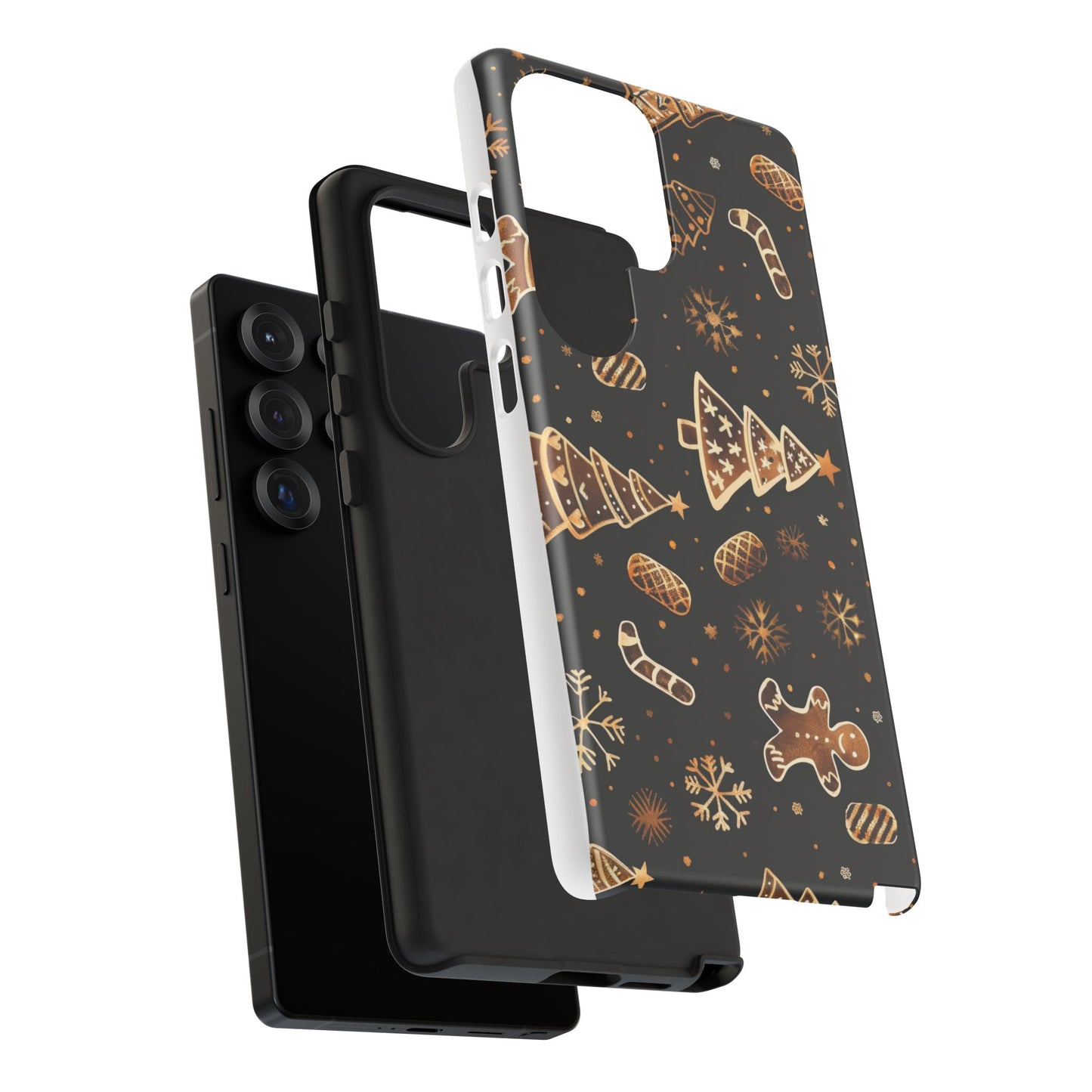 Christmas Cookie Phone Case,Black And Gold ,Case Holidays Case
