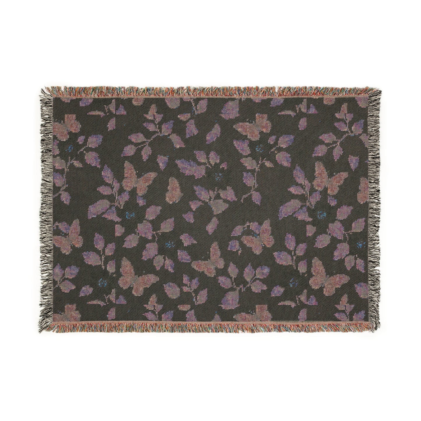 Charming Floral Woven Blanket - Cozy Throw for Home Decor, Perfect Gift for Birthdays, Housewarming, and Picnics