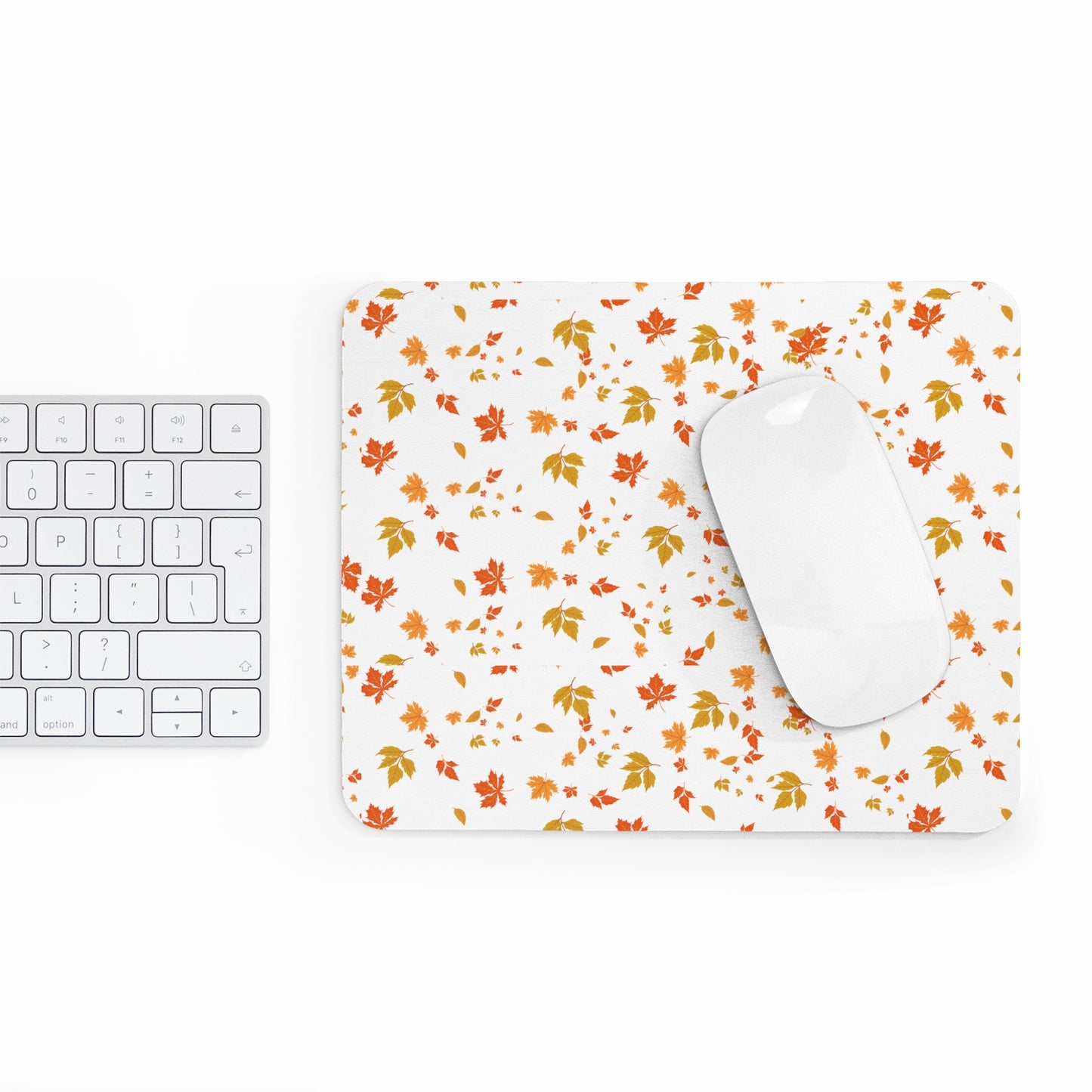 Autumn Leaves Mouse Pad, Cozy Desk Accessory, Seasonal Gift for Home Office, Fall Decor, Gamer Mousepad