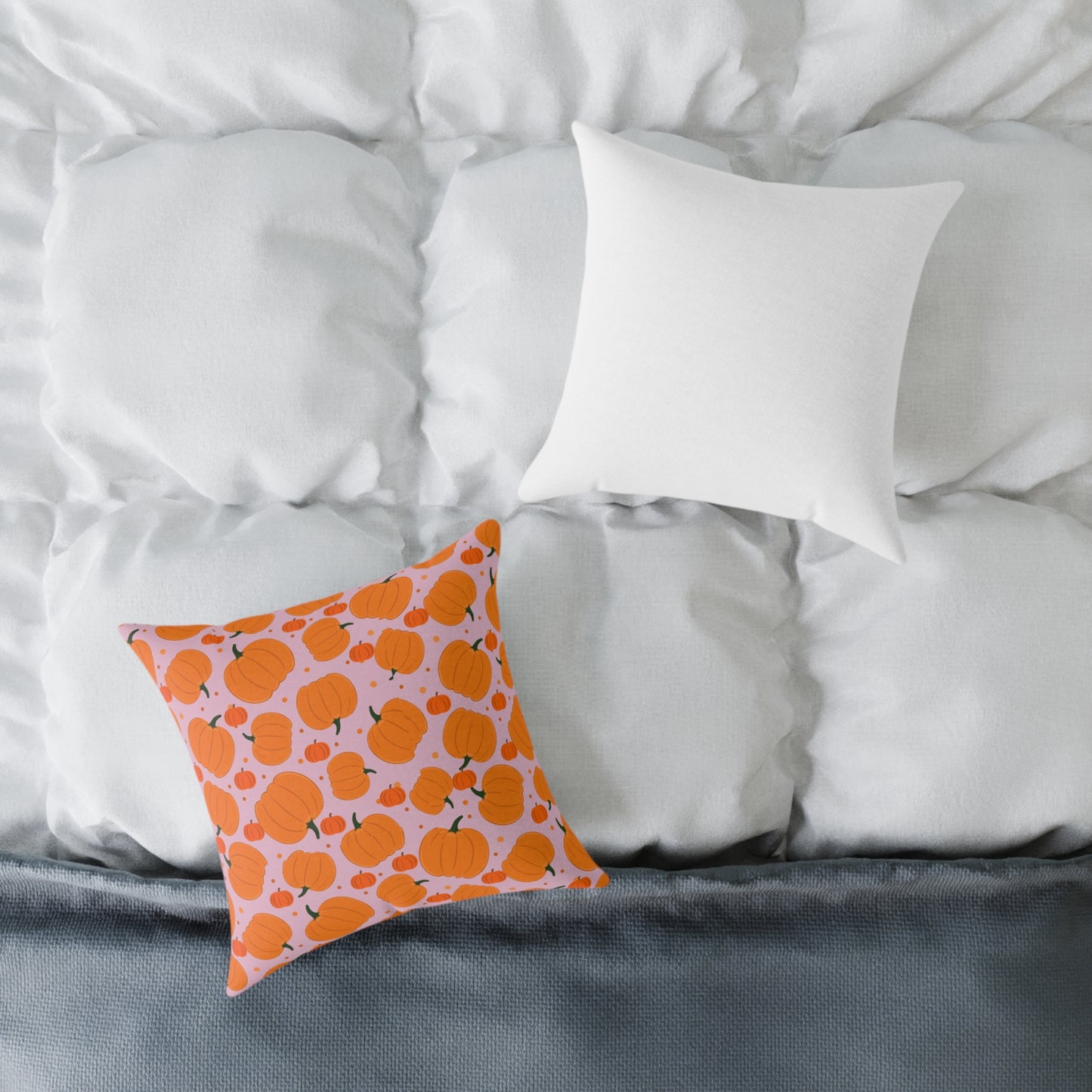 Autumn Pumpkin Decorative Pillow, Fall Home Decor, Halloween Cushion, Cozy Living Room Accent, Harvest Season Throw Pillow