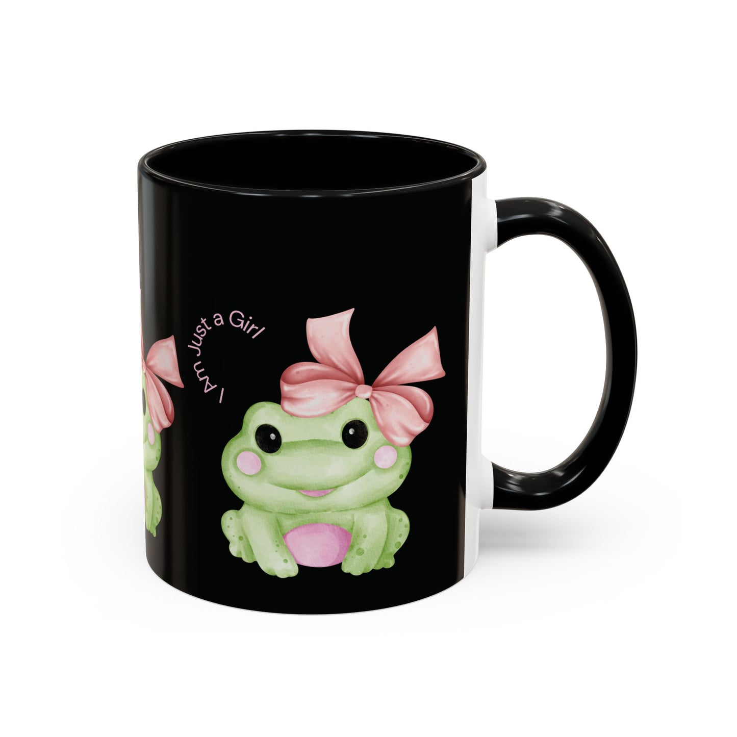 Cute Frog Accent Coffee Mug - Perfect for Girls, Gift for Coffee Lovers, Funny Frog Mug, Animal Lover Gift, Office Mug