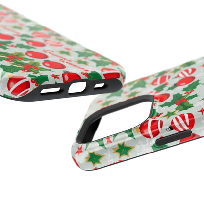 Festive Holiday Phone Case - Magnetic Impact-Resistant, Christmas Decor, Gift for Mom, Winter Vibes, Unique Phone Accessories