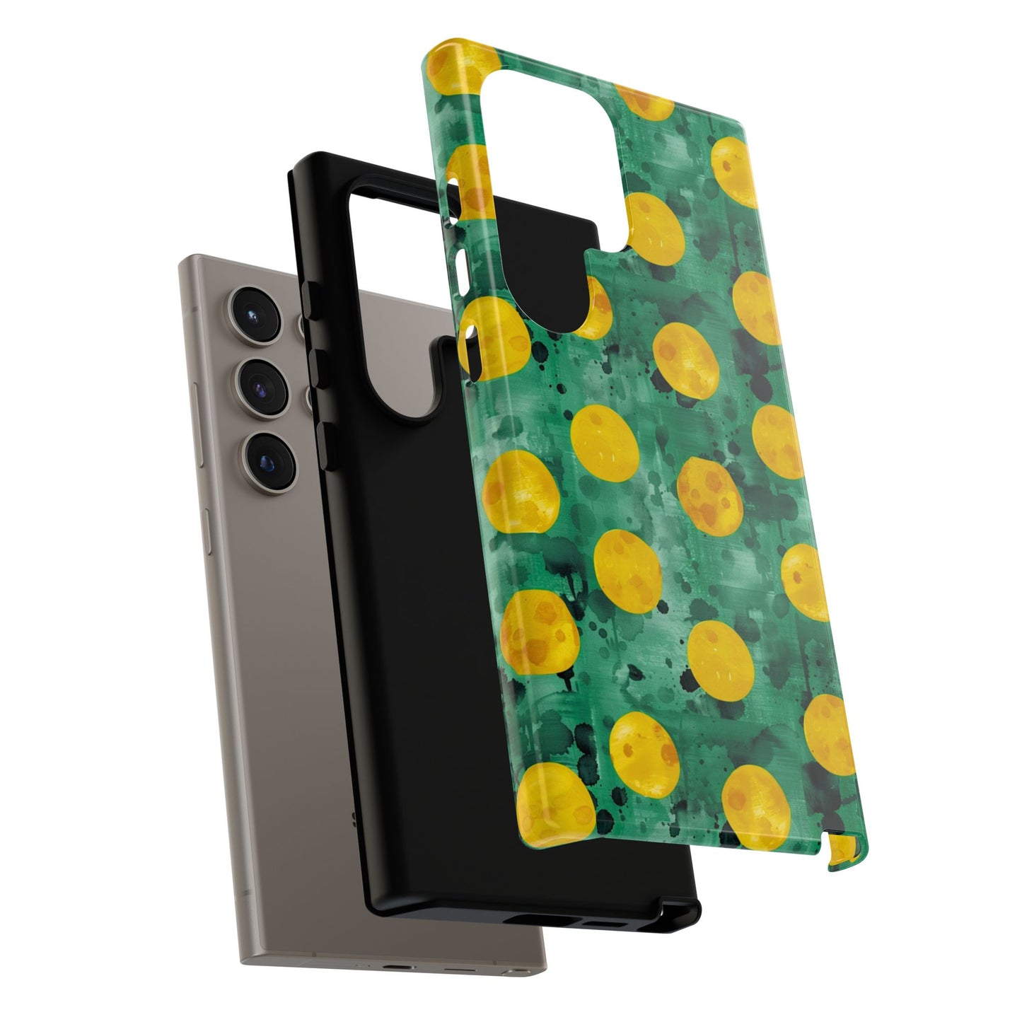 Tough Cases With a Green Color And Yellow ,A Perfect Gift For A Girl