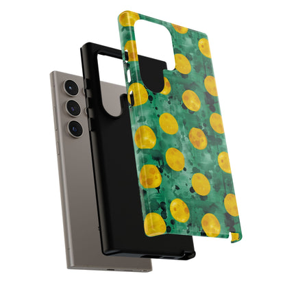 Tough Cases With a Green Color And Yellow ,A Perfect Gift For A Girl
