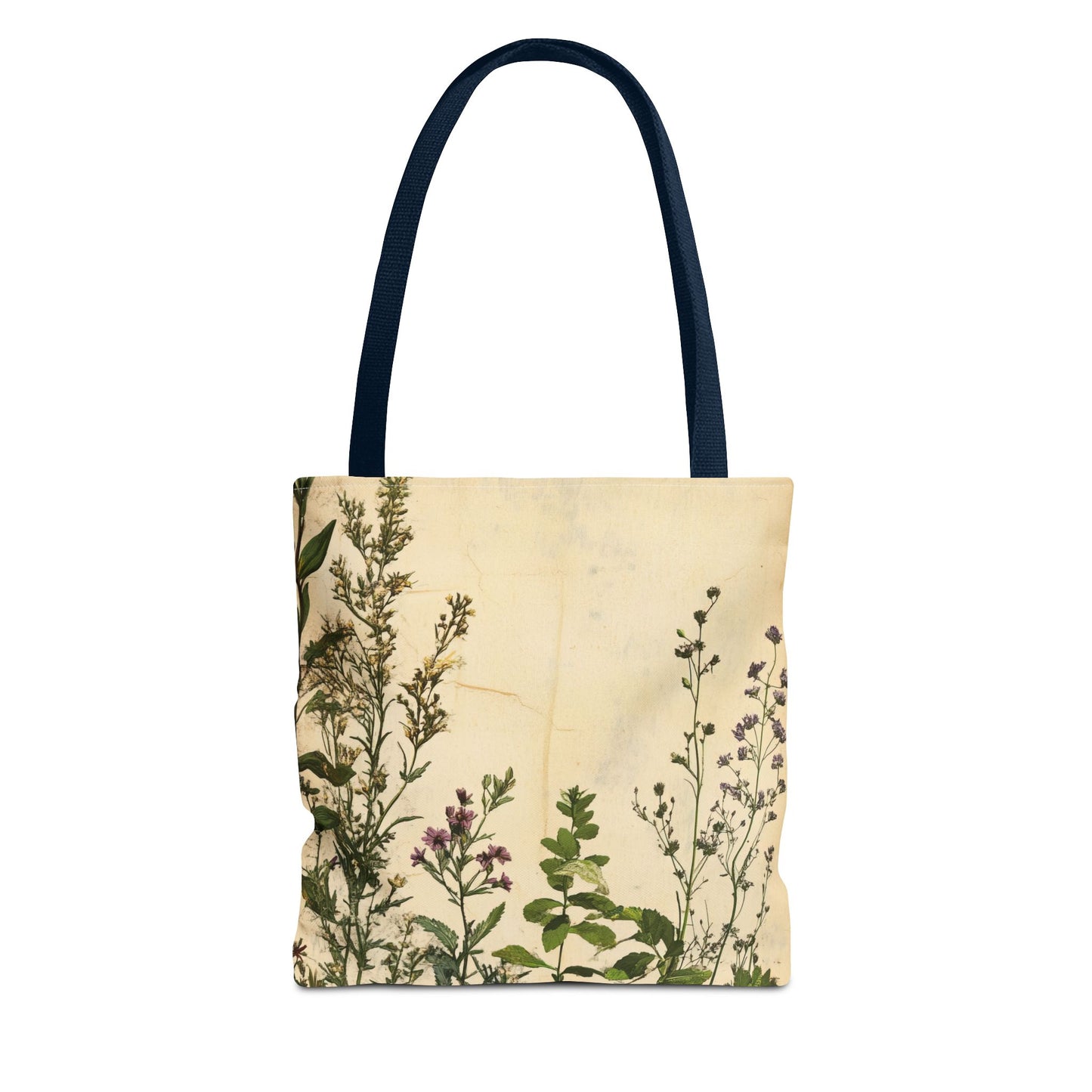 Vintage Floral Tote Bag — Botanical Garden Print AOP