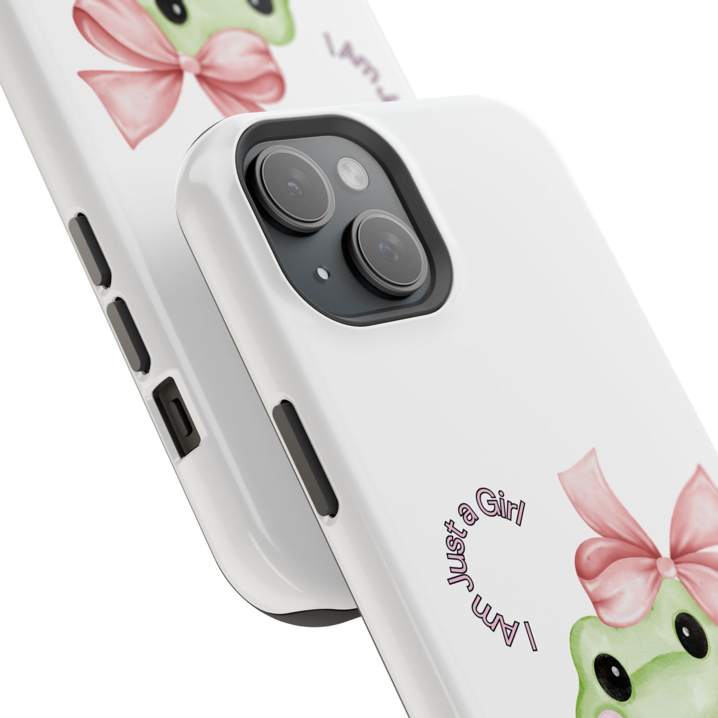 Cute Frog Phone Case, Impact-Resistant Phone Cover, Gift for Her, Fun Girl Accessories, Colorful Tech Protection