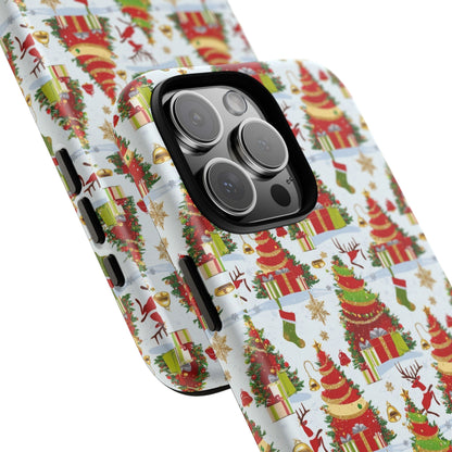Festive Phone Case for Holiday Cheer, Christmas Gift, Phone Cover, Winter Decoration, Santa Claus Design