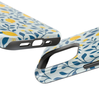 Phone Case — Lemon Branch Magnetic Impact-Resistant Case IPhone Case For Girl,Summer Vibes.