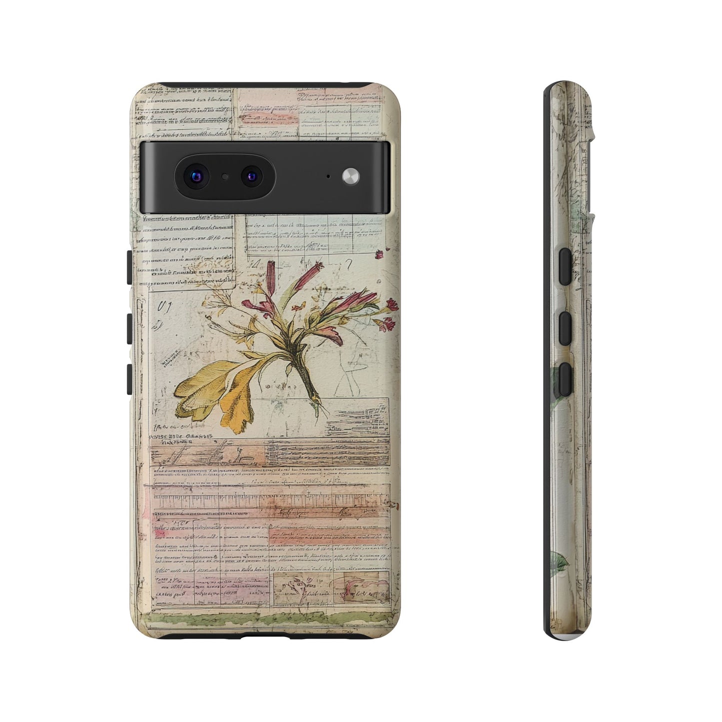 Vintage Botanical Tough Case — Floral Collage Phone Cover