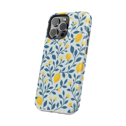 Phone Case — Lemon Branch Magnetic Impact-Resistant Case IPhone Case For Girl,Summer Vibes.