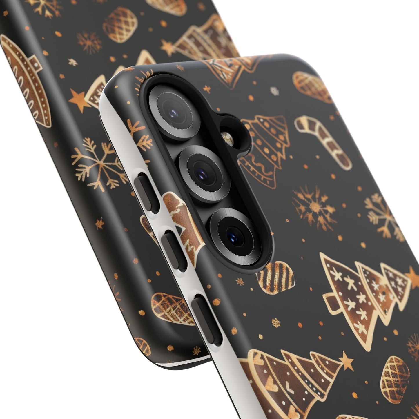 Christmas Cookie Phone Case,Black And Gold ,Case Holidays Case
