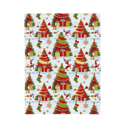 Cozy Christmas Plush Blanket | Soft Holiday Throw, Winter Decor, Seasonal Comfort, Perfect Gift, Winter Wonderland