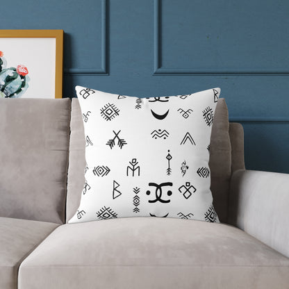 Stylish Geometric Print Pillow, Modern Home Decor.