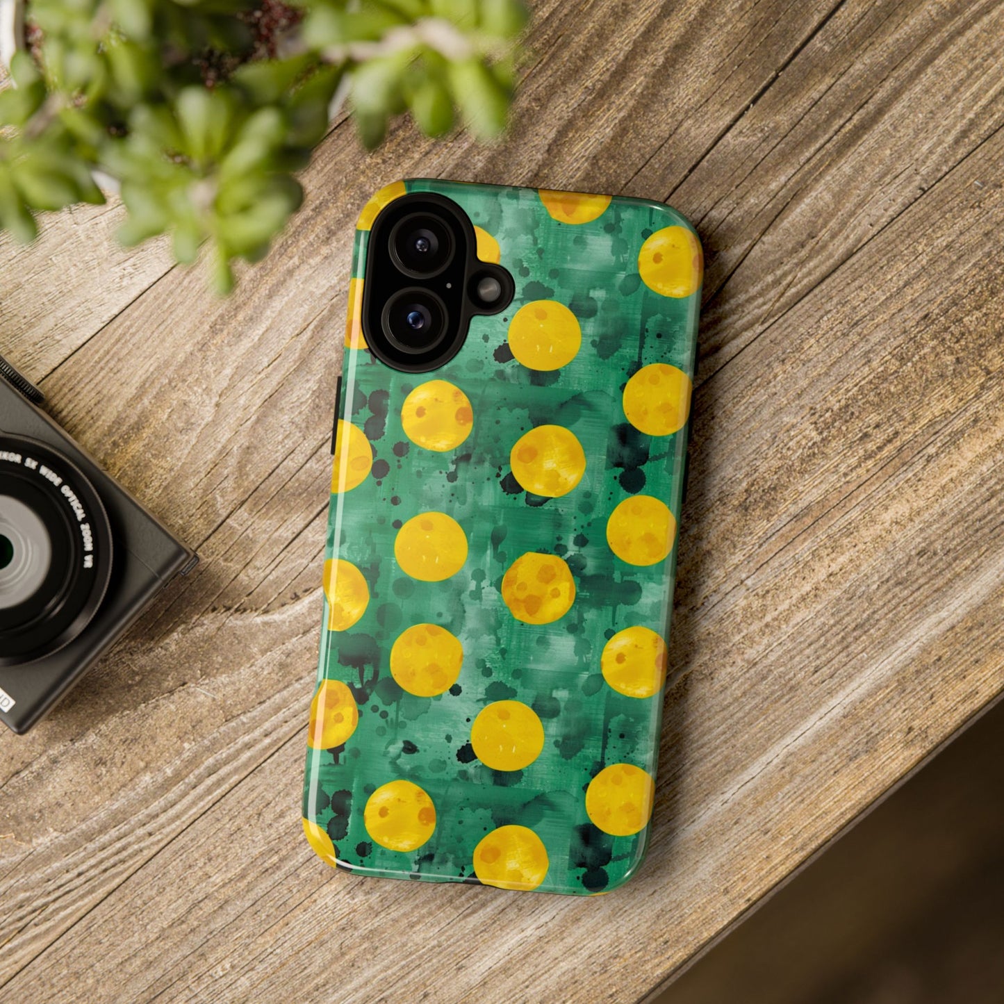 Tough Cases With a Green Color And Yellow ,A Perfect Gift For A Girl