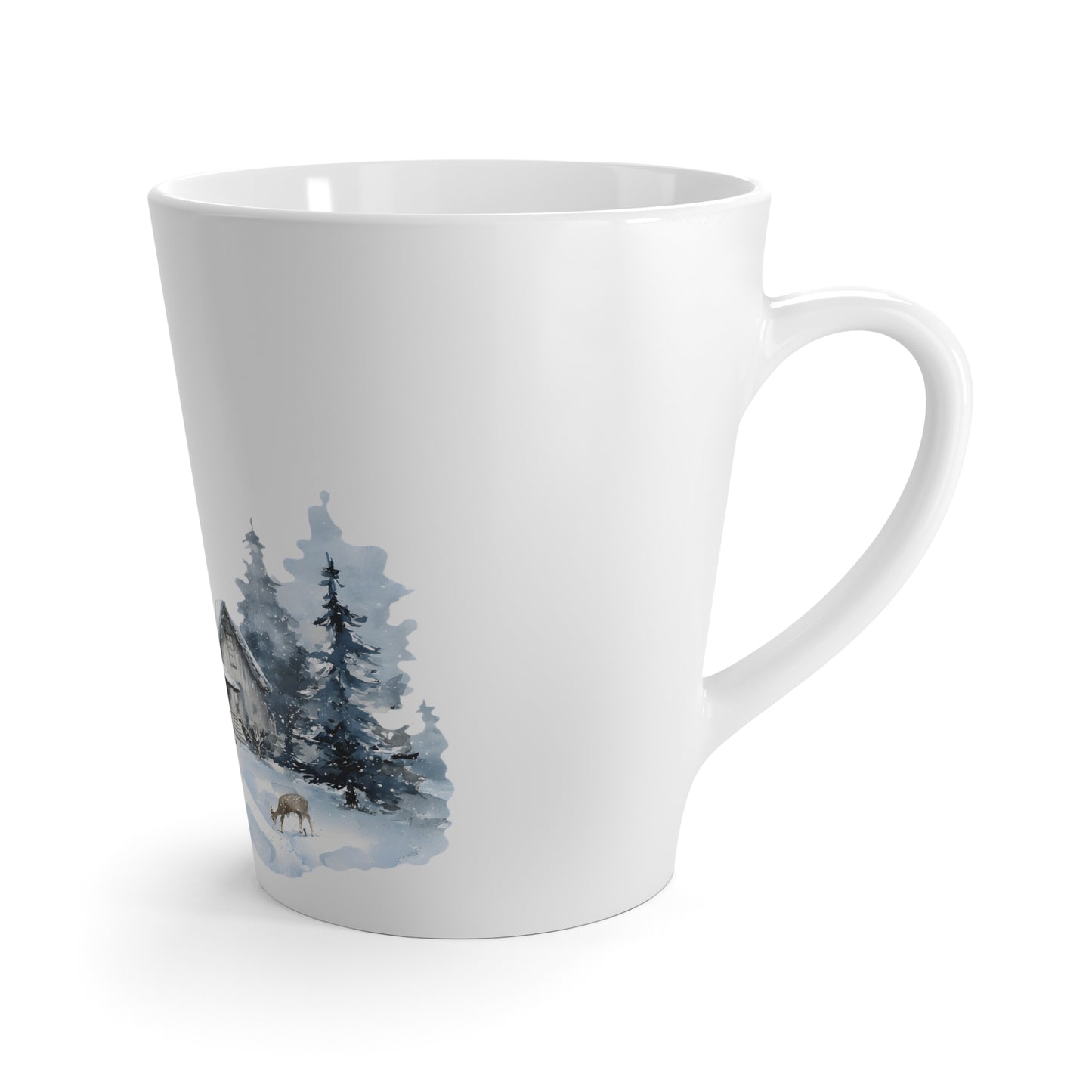 Winter Wonderland Latte Mug Perfect For Holidays,Christmas Gift ,12 Oz
