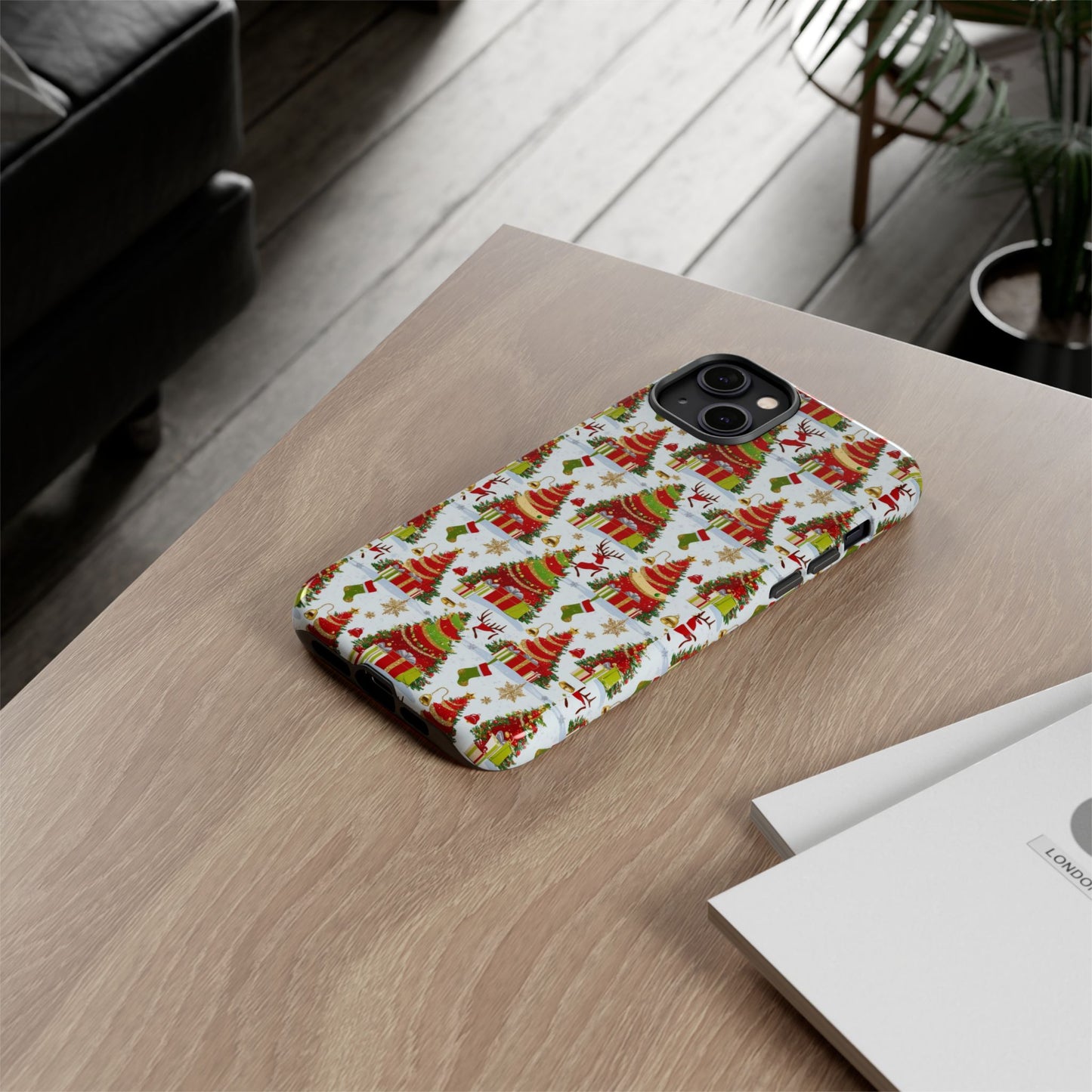 Festive Phone Case for Holiday Cheer, Christmas Gift, Phone Cover, Winter Decoration, Santa Claus Design