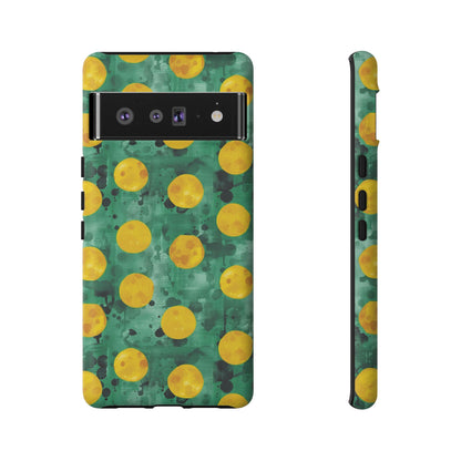 Tough Cases With a Green Color And Yellow ,A Perfect Gift For A Girl