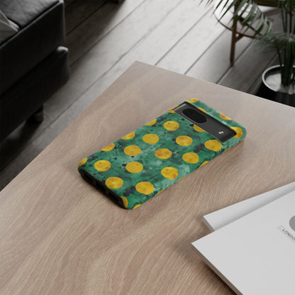 Tough Cases With a Green Color And Yellow ,A Perfect Gift For A Girl
