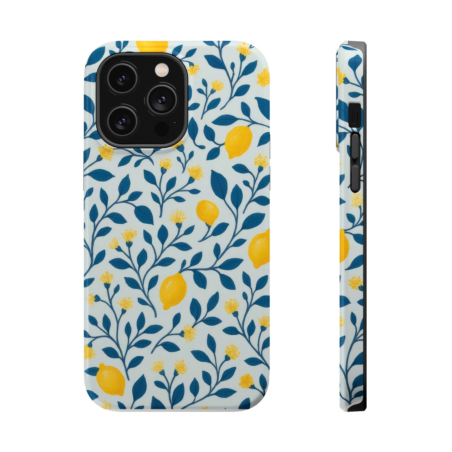 Phone Case — Lemon Branch Magnetic Impact-Resistant Case IPhone Case For Girl,Summer Vibes.