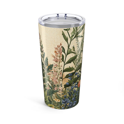 Botanical 20oz Tumbler – Vintage Floral Insulated Travel Cup