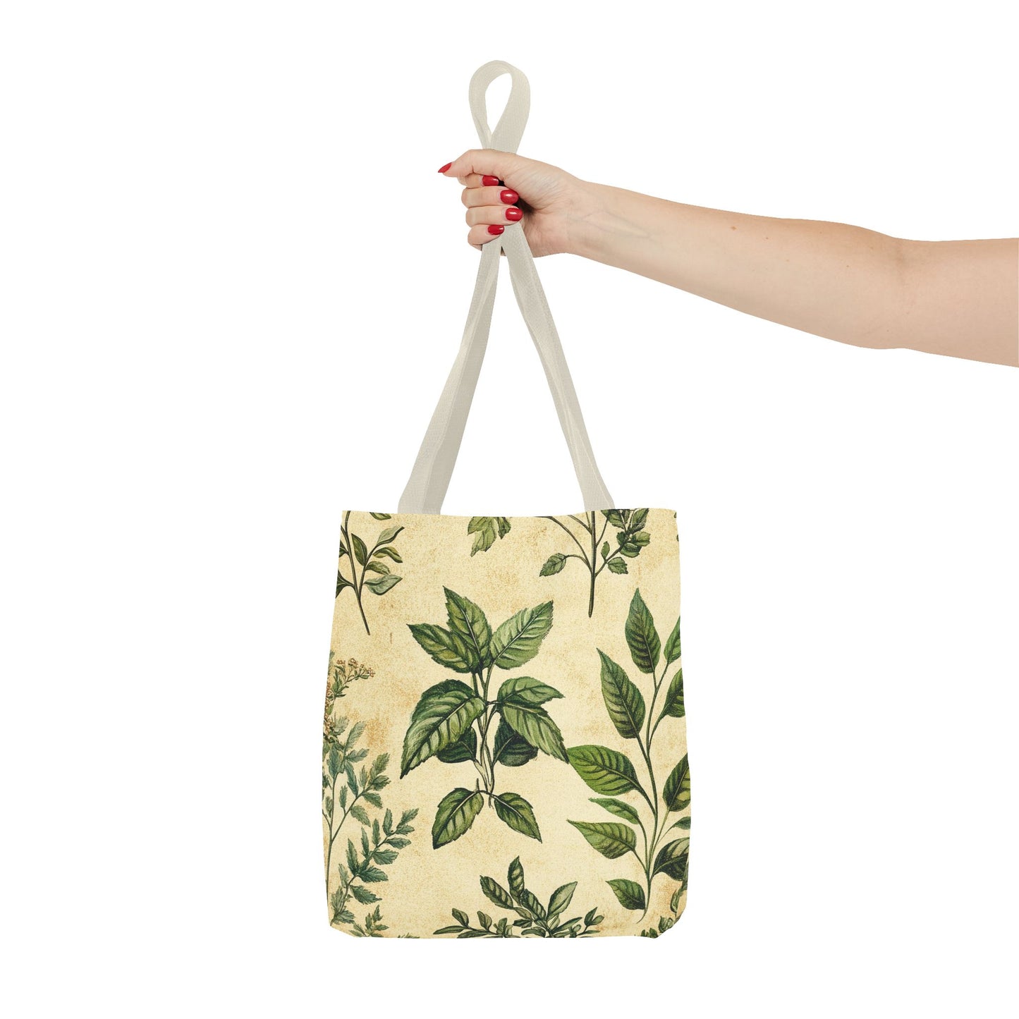 Vintage Floral Tote Bag — Botanical Garden Print AOP