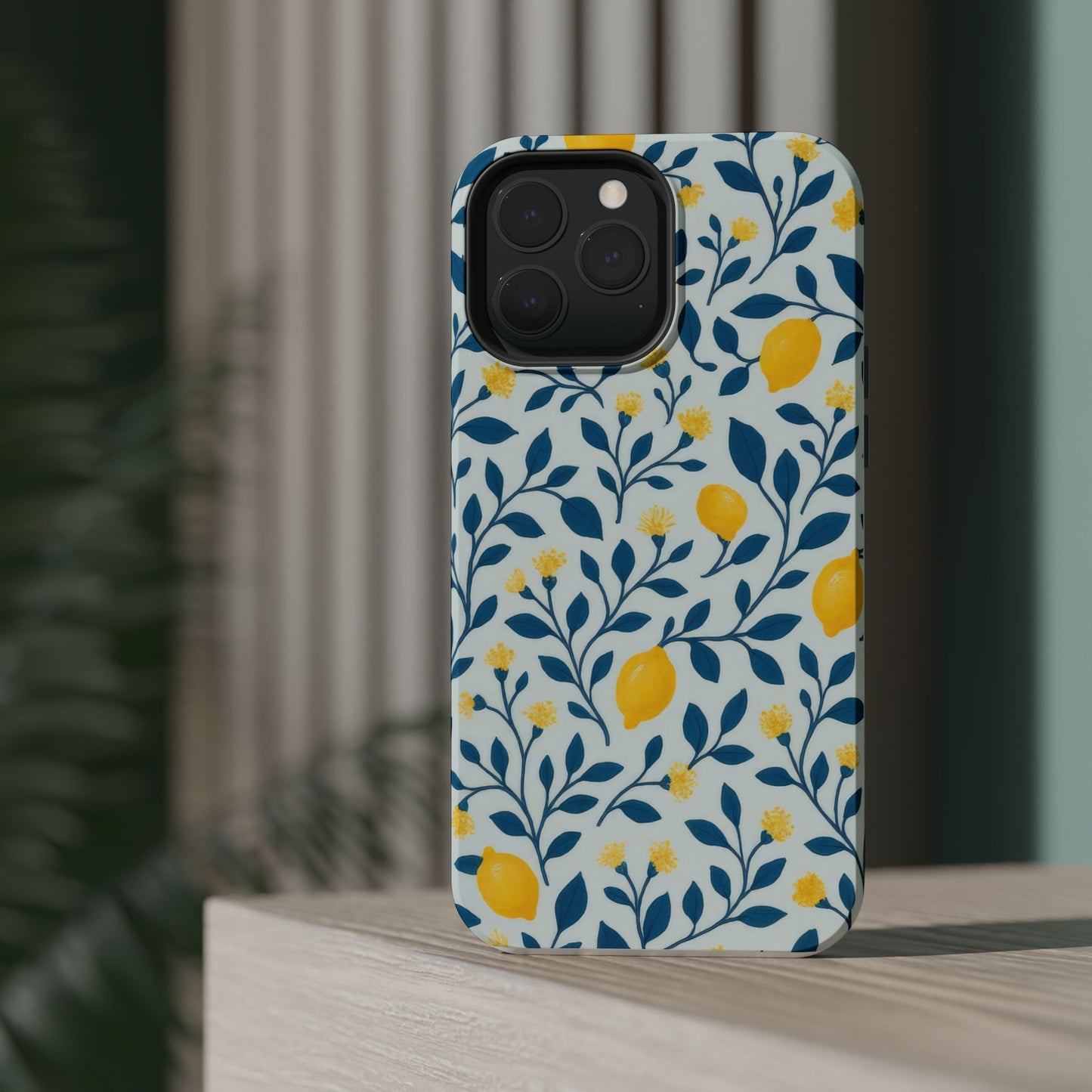 Phone Case — Lemon Branch Magnetic Impact-Resistant Case IPhone Case For Girl,Summer Vibes.