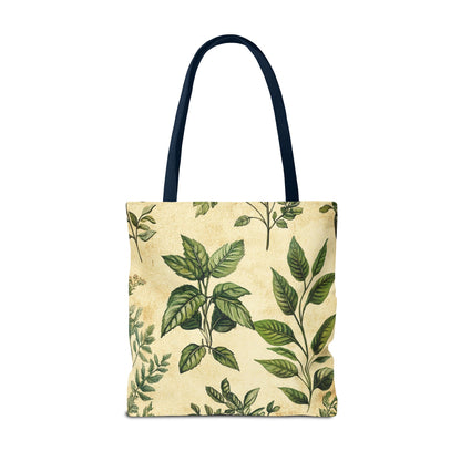 Vintage Floral Tote Bag — Botanical Garden Print AOP