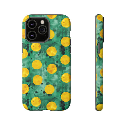 Tough Cases With a Green Color And Yellow ,A Perfect Gift For A Girl