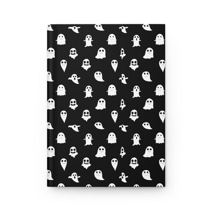 Whimsical Ghost-Themed Hardcover Journal for Spooky Writing, Halloween Notebook, Ghost Gifts, Creative Journal, Haunted Memoir