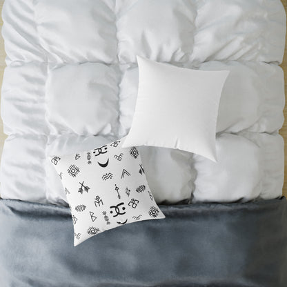 Stylish Geometric Print Pillow, Modern Home Decor.