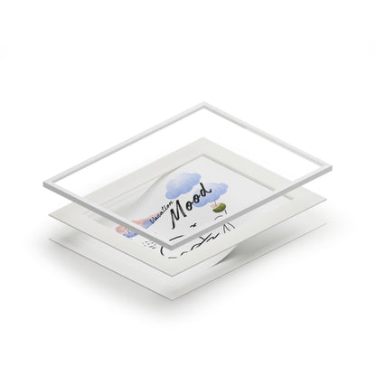 Vacation Mood Art Print | Framed Wall Decor | Relaxing Fine Art | Gift for Beach Lovers | Home Office Decoration | Summer Vibes