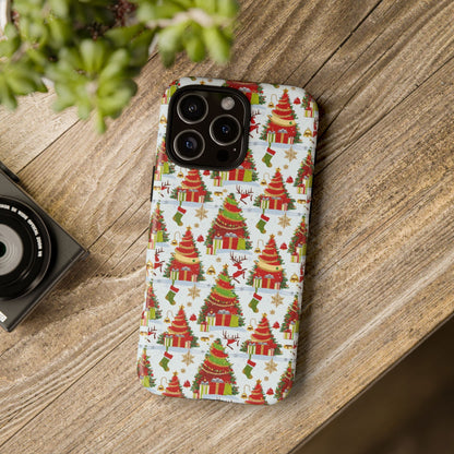 Festive Phone Case for Holiday Cheer, Christmas Gift, Phone Cover, Winter Decoration, Santa Claus Design