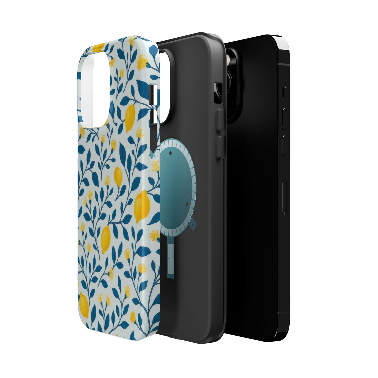 Phone Case — Lemon Branch Magnetic Impact-Resistant Case IPhone Case For Girl,Summer Vibes.