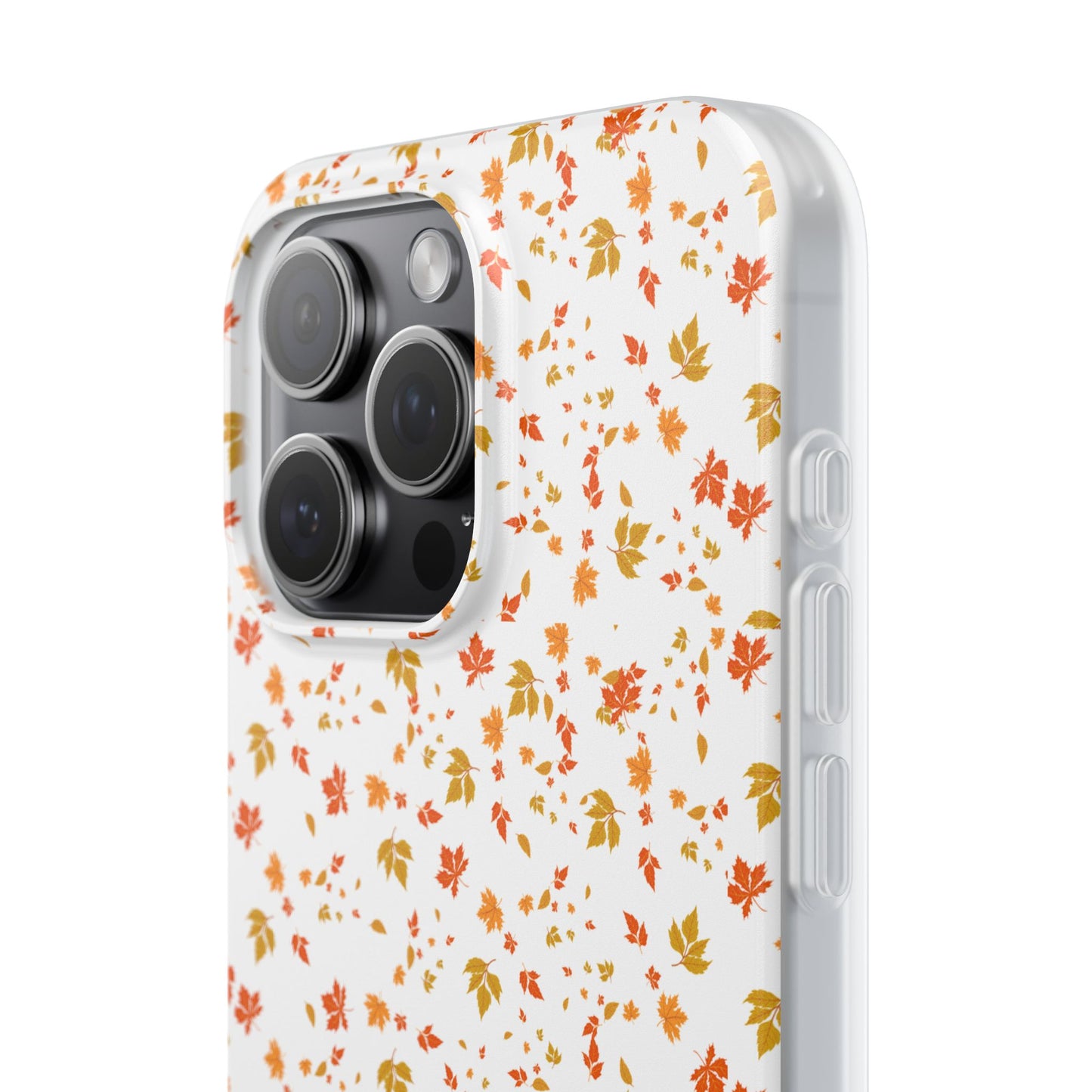 Floral Phone Case | Cute Flexi Case, Customizable Mobile Cover, Holiday Gift for Her, Stylish Tech Accessory, Flower Pattern,Autumn