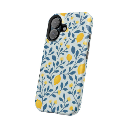 Phone Case — Lemon Branch Magnetic Impact-Resistant Case IPhone Case For Girl,Summer Vibes.