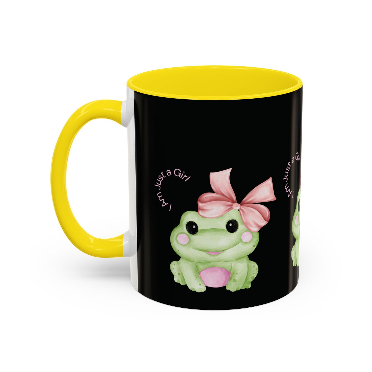 Cute Frog Accent Coffee Mug - Perfect for Girls, Gift for Coffee Lovers, Funny Frog Mug, Animal Lover Gift, Office Mug