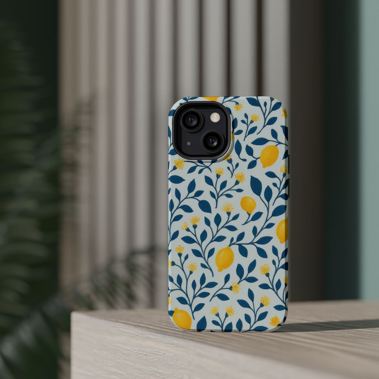 Phone Case — Lemon Branch Magnetic Impact-Resistant Case IPhone Case For Girl,Summer Vibes.