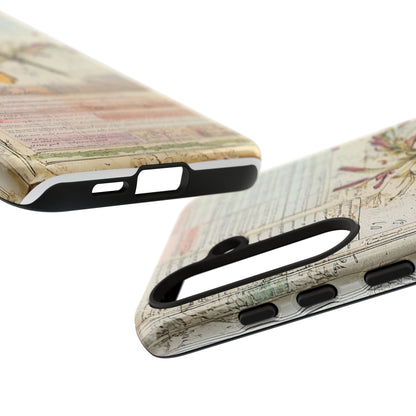 Vintage Botanical Tough Case — Floral Collage Phone Cover