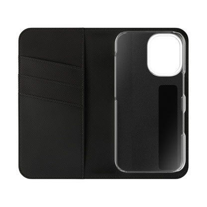 Sunflower & Lemon Flip Phone Case – Floral Wallet Flip Case with Card Slots