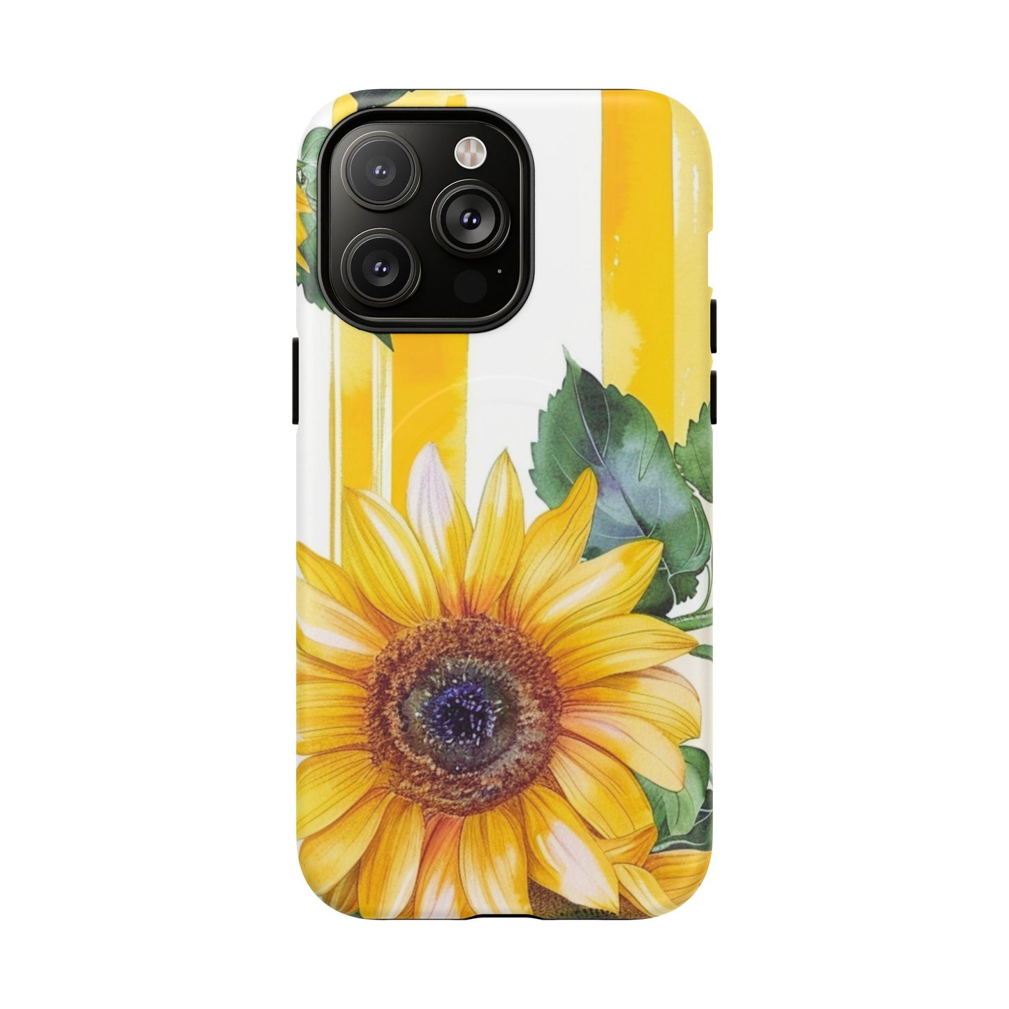 Sunflower Tough Magnetic Phone Case — Bright Floral Protective Cover