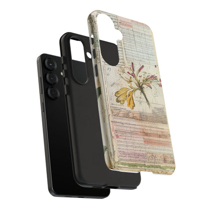 Vintage Botanical Tough Case — Floral Collage Phone Cover