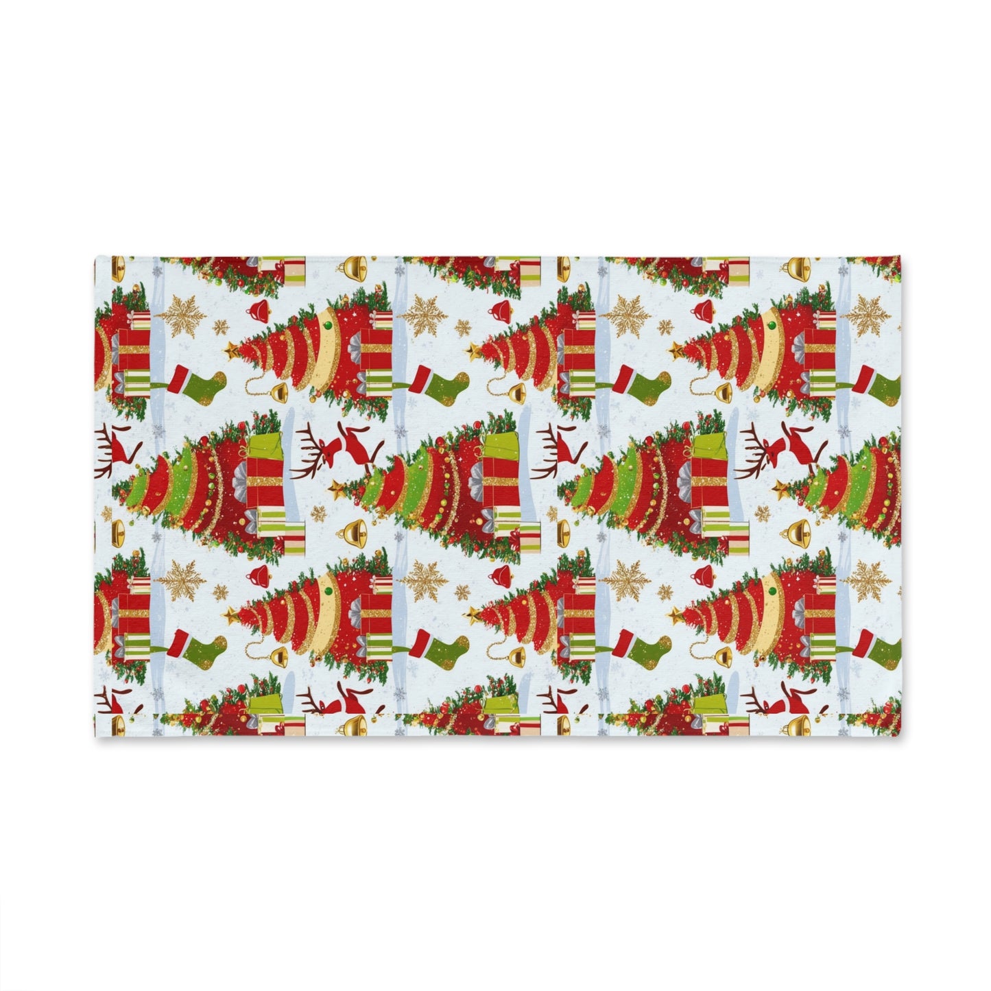 Christmas Hand Towel, Festive Holiday Kitchen Decor, Cute Holiday Gift, Merry Christmas Towel, Seasonal Dish Towel