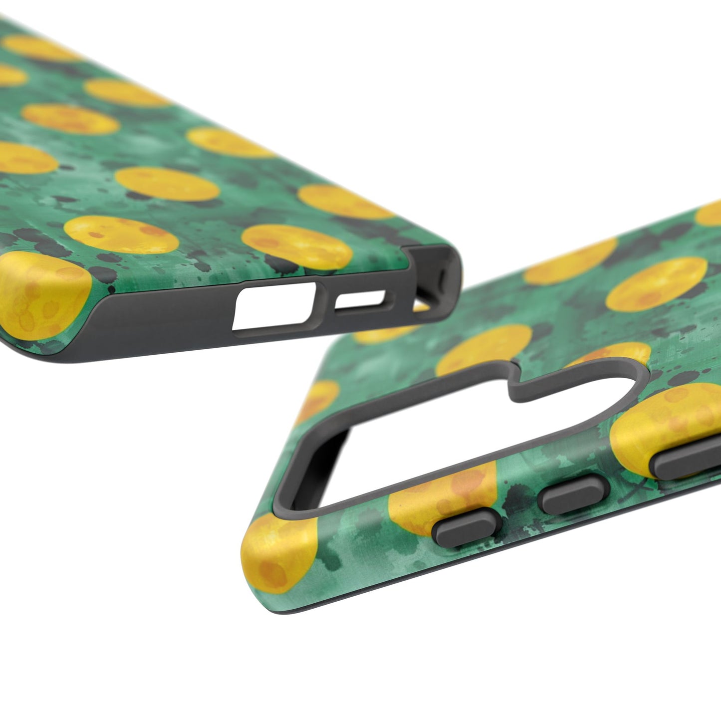 Tough Cases With a Green Color And Yellow ,A Perfect Gift For A Girl