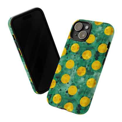 Tough Cases With a Green Color And Yellow ,A Perfect Gift For A Girl