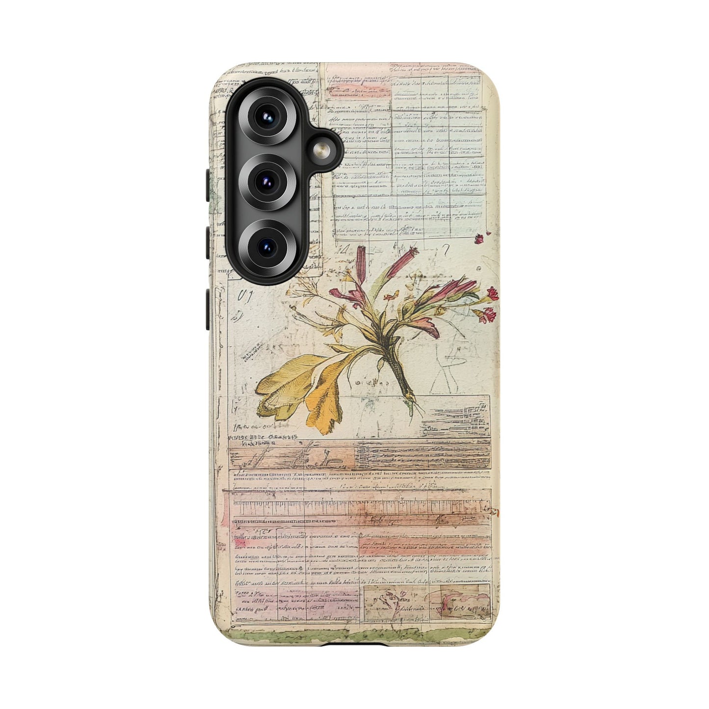 Vintage Botanical Tough Case — Floral Collage Phone Cover