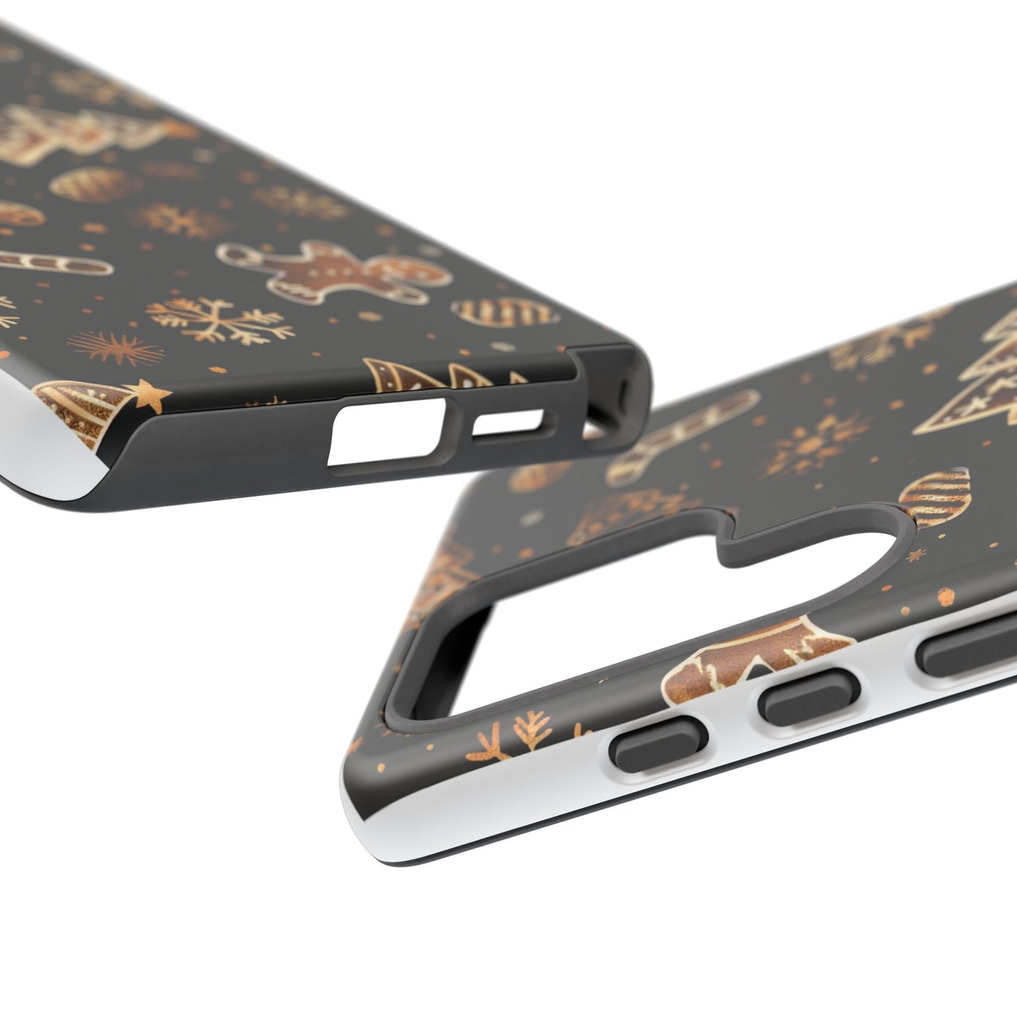 Christmas Cookie Phone Case,Black And Gold ,Case Holidays Case