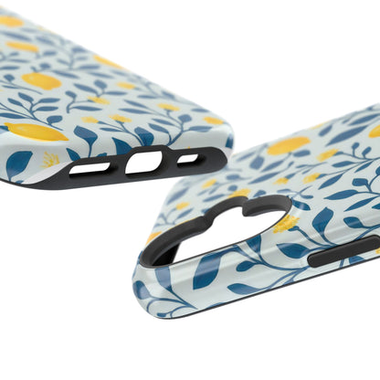 Phone Case — Lemon Branch Magnetic Impact-Resistant Case IPhone Case For Girl,Summer Vibes.