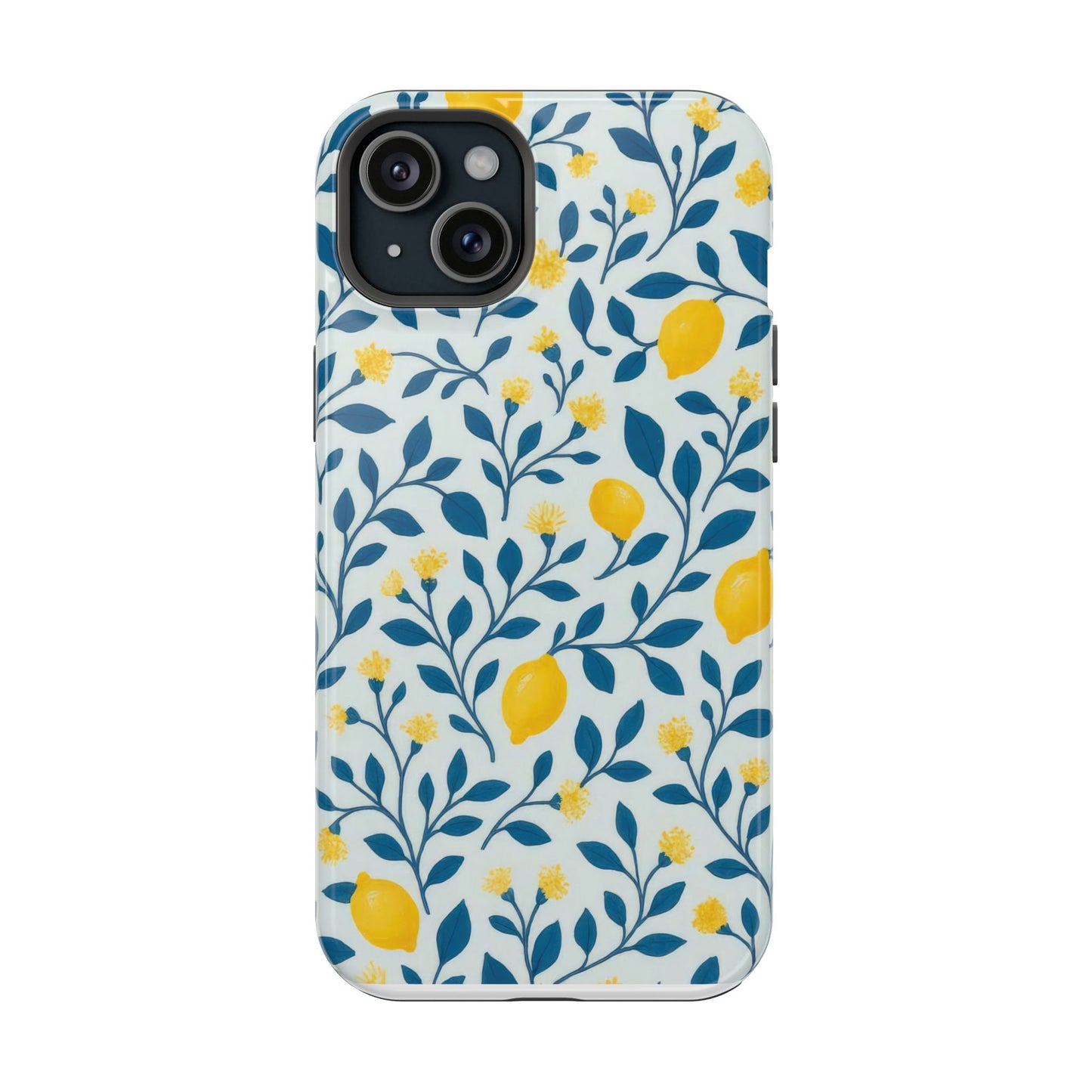 Phone Case — Lemon Branch Magnetic Impact-Resistant Case IPhone Case For Girl,Summer Vibes.