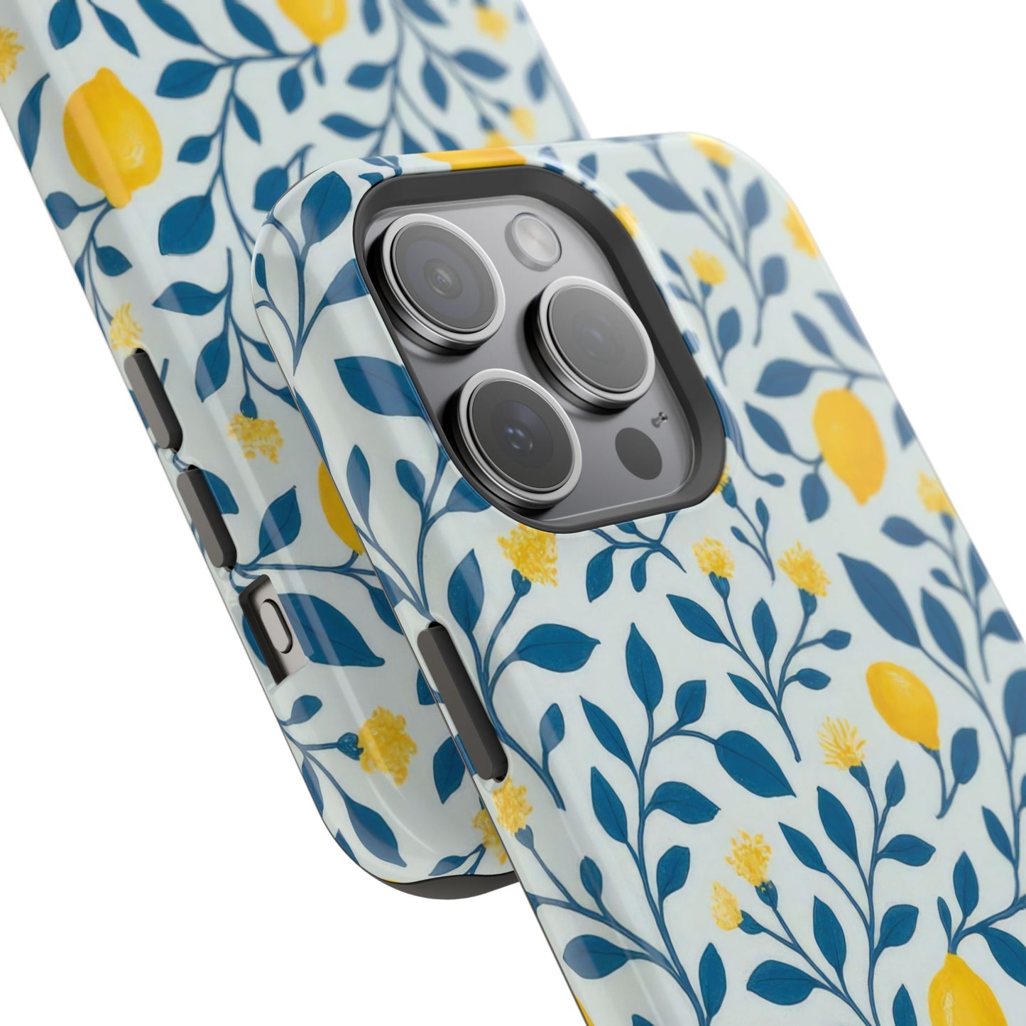 Phone Case — Lemon Branch Magnetic Impact-Resistant Case IPhone Case For Girl,Summer Vibes.